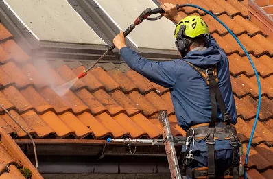 Démoussage et hydrofuge de toiture à Binos